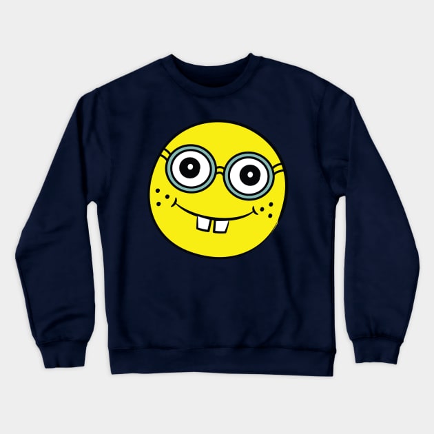 Nanalan cute face peepo Crewneck Sweatshirt by Fadedstar